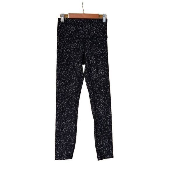 Lululemon Wunder Under High-Rise 7/8 Tight Magnetized Jacquard Black White size - Picture 1 of 15